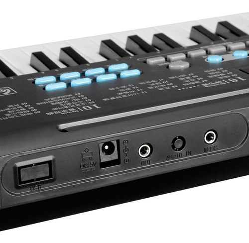Teclado Órgano Musical 61 Teclas 16 Tonos 10 Demos Bd 600