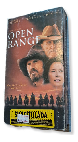 Película Open Range Vhs Original