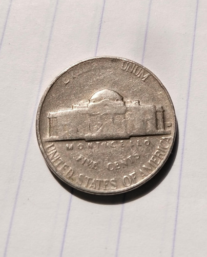 Five Cents Of 1964 With Errors D (Usado)