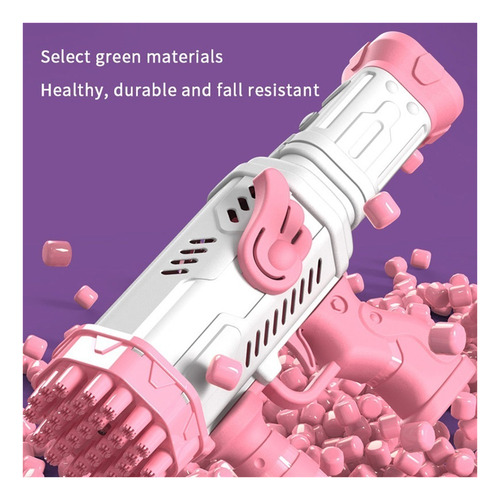 Regalo Bubble Bazooka Gun 32 Hoyos Rocket Bubble Shooter