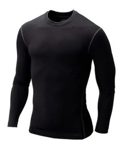 Polera Stretch Compresion Deportes Coolmax Respira Cooldry