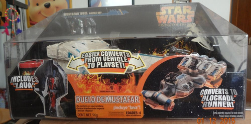 Mustafar Duel Battle Set Star Wars Micro Machines Rots 2005