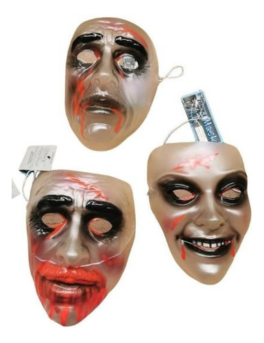 Paquete De 3 Macara Plastica De Halloween