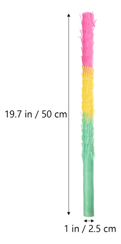 1 Juego De Palitos De Piñata De Papel Para Fiesta De Cumplea