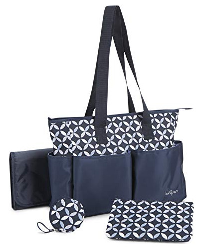 Baby Boom Ivy - Juego De 4 Bolsas Para Pañales, Color Azul M