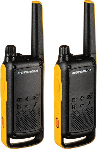 Solutions T470 Radio Bidireccional Negro Con Amarillo Rec