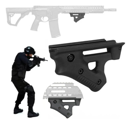 Foregrip Afg Triangulo Empuñadura Tactica Gotcha Airsoft M16 Negro