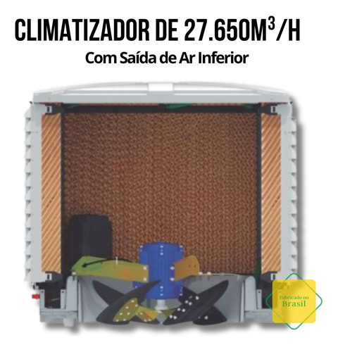 Climatizador Pólo Clima De Teto Kli Com Difusor