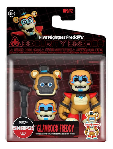 Glamrock Freddy Funko Snaps Five Nights At Freddys Fnaf