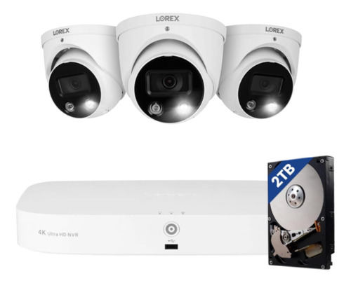 Lorex Fusion 4k Poe - Sistema De Camara De Seguridad Intelig