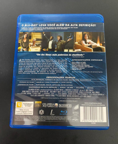 Imagem 2 de 4 de Blu Ray Reine Sobre Mim - Raro - Nacional - Lombada Azul