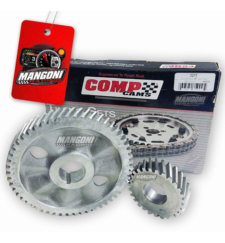 Engrenagem Comando E Virabrequim Gm Opala 4/6cil Comp Cams