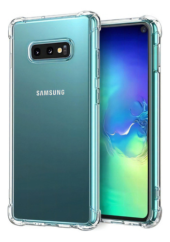 Capa Anti Shock Para Samsung Galaxy S10e Borda Reforçada Cor Transparente Liso