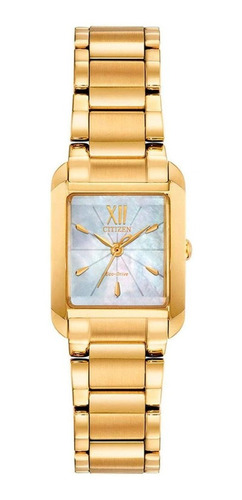 Reloj Dama Citizen Ew5552-53d Dorado Regalo Para Mamá 