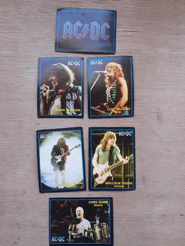 Tarjetas Coleccionables Intenational Rock Ac / Dc