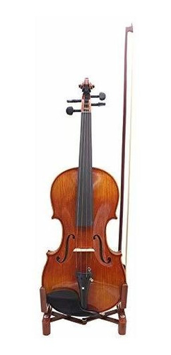 Soporte De Pie Plegable Ajustable Para Violin Y Arco Chient