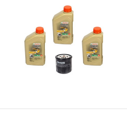 Kit Service Benelli Tnt300 302s Filtro Orig Castrol Cuot3