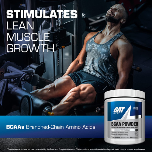 Suplemento Gat Sport Bcaa Em Pó 266,5 G Nutricional Sem Sabo
