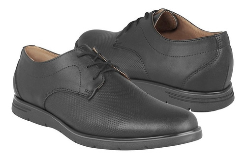 Zapatos Casuales Stylo Para Hombre Simipiel Negro 2002