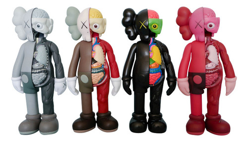 Kaws Macho Anatómico 20cm-4 Piezas