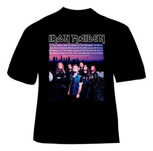 Polera Iron Maiden - Ver 121 - Brave New World