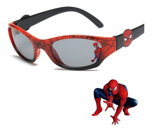 Óculos De Sol Infantil Spider Man Homem Aranha Marvel Praia