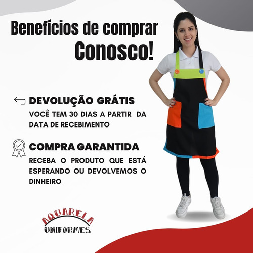 Avental Para Monitores De Buffet Infantil