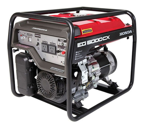 Generador portátil Honda EG5000CX 4500W monofásico con tecnología AVR 220V