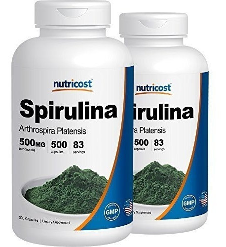 Liberador De Células Madre Espirulina Spirulina 500 Capsulas