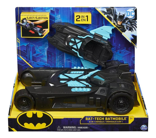 Batman Batmobile Y Batboat 2-en-1 Vehículo Transformador