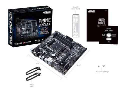Mother Asus B350m-a Prime (am4) Ddr4 Hdmi 3200 Mhz Pc
