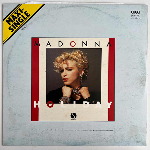 Madonna - Holiday / Lucky Star - 12'' Single *leia Descrição
