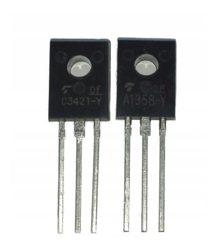 1 Par Transistor 2sa1358 Y 2sc3421  Nvos