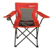 Comprar Silla Coleman Plegable Director Hasta 113 Kg Con Funda Camping Playa Pesca Color Rojo