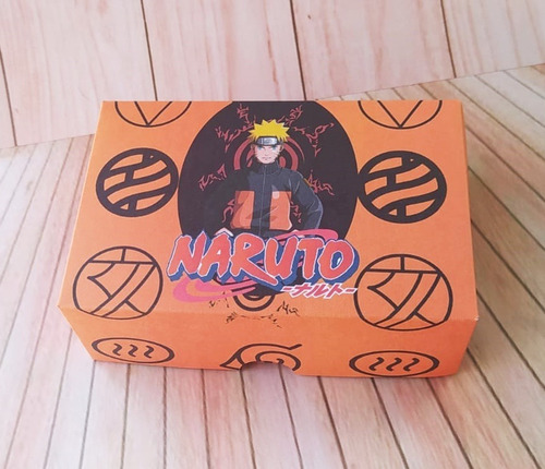 Imagem 1 de 3 de 30 Caixas  P 6 Doces Lembrança Festa Naruto