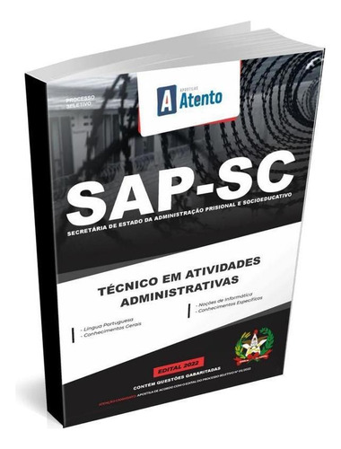 Apostila Sap-sc Técnico Em Atividades Administrativas