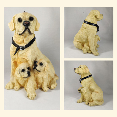 Estatuas De Perro Con Luz Led, Luz Solar, Linterna Para Perr