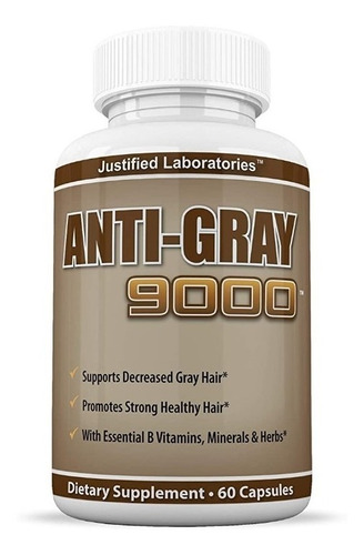 Anti-gray 9000 Hair X 60 Caps Para Las Canas