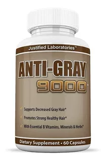 Anti-gray 9000 Hair X 60 Caps Para Las Canas