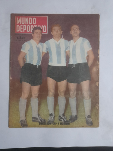 Mundo Deportivo 521 Boca Subcampeon 1958,chacarita 53 Años