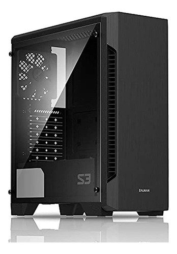 Caja Para Computadora De Torre Media Zalman S3 Atx Con Panel