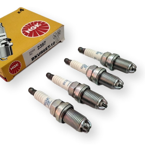 Imagen 1 de 8 de Bujia Ngk Bkur6et10 Vw Bora Golf Iv Passat 2.0 8v (x4pzs)
