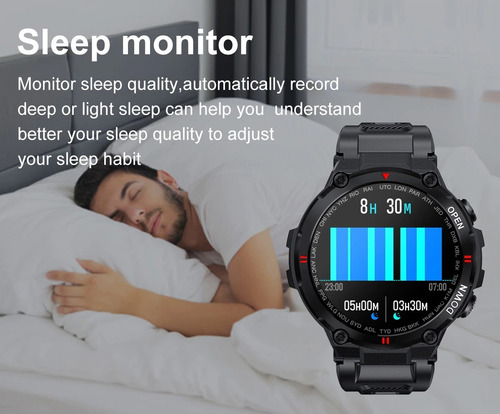 Imagen 7 de 10 de Smartwatch Jazak K22 Pro Oximetro Llamadas Presion Sport