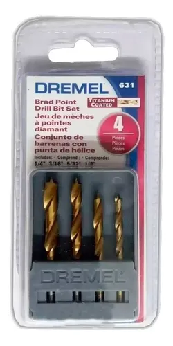 Juego De Brocas Dremel 631 1 8 5 32 3 16 1 4 Mv Electron Cuotas