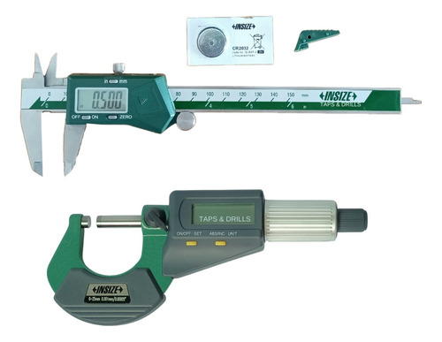 Calibrador Vernier Digital De 12+ Micrómetro Dig P/ext De 2