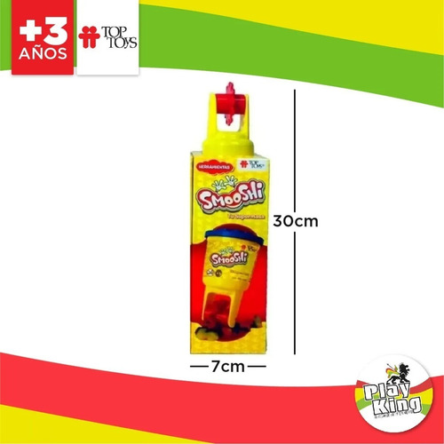Imagen 4 de 6 de Smooshi Masa X 3 Potes Herramientas Top Toys - Playkng