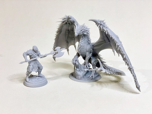 Impresión De Miniaturas 3d Para D&d, Juegos De Rol, Wfrp.