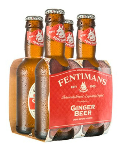 4 Pack Fentimans Premium Tonic Variedades Tonica 200ml