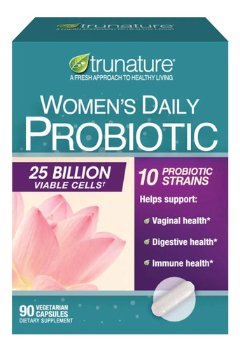 Suplemento Procyn Tru Nature Probiotic Diario Para Mujer, 90