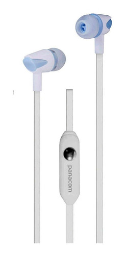 Auriculares Panacom In-ear Con Micrófono Blancos Hp-9530m